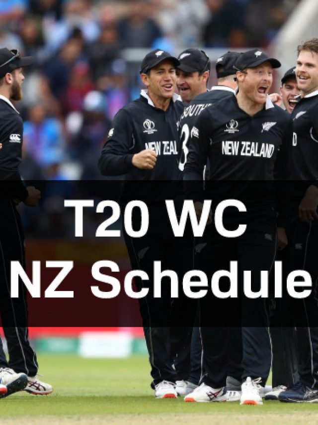 T20 World Cup: New Zealand Schedule, Squad, Time & Date