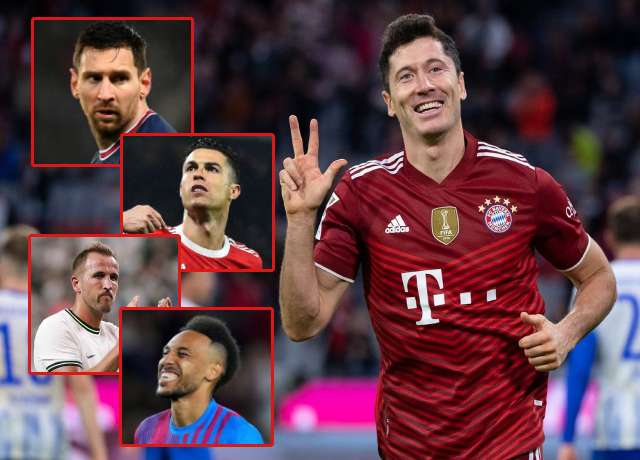 Top 10 Players With Most Goals Scored Since Robert Lewandowski's Debut For Bayern Munich