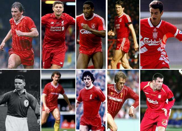 Top 10 greatest Liverpool players of all time