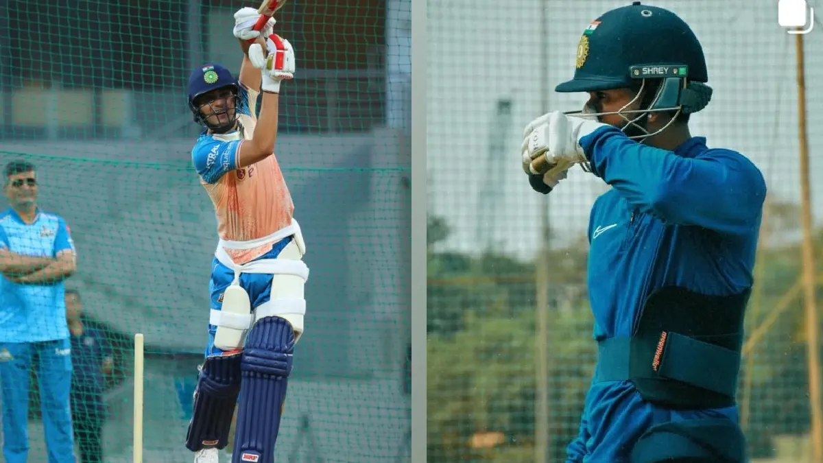 श्रेयस अय्यर और गिल ने आईपीएल 2026 के लिए शुरू की प्रैक्टिस