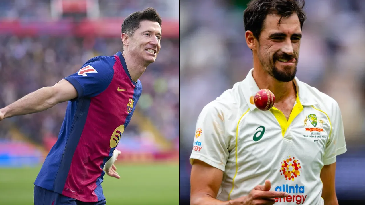 Robert Lewandowski vs Mitchell Starc