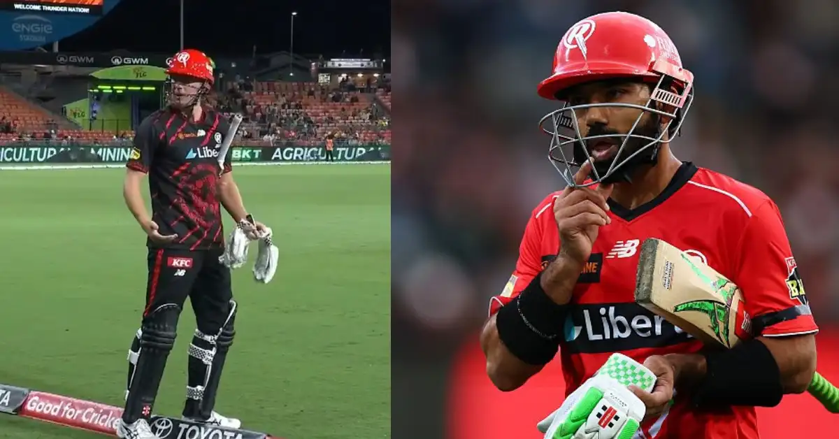 Mohammad Rizwan became the second player in BBL history to retire out