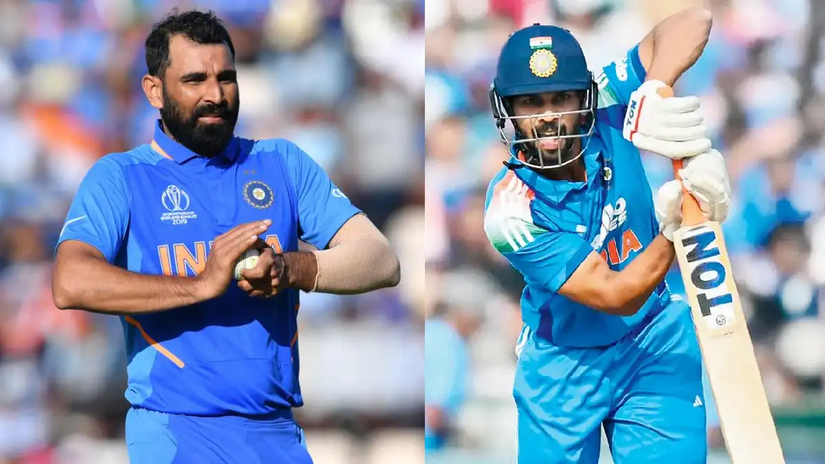 Mohammed Shami and Ruturaj Gaikwad